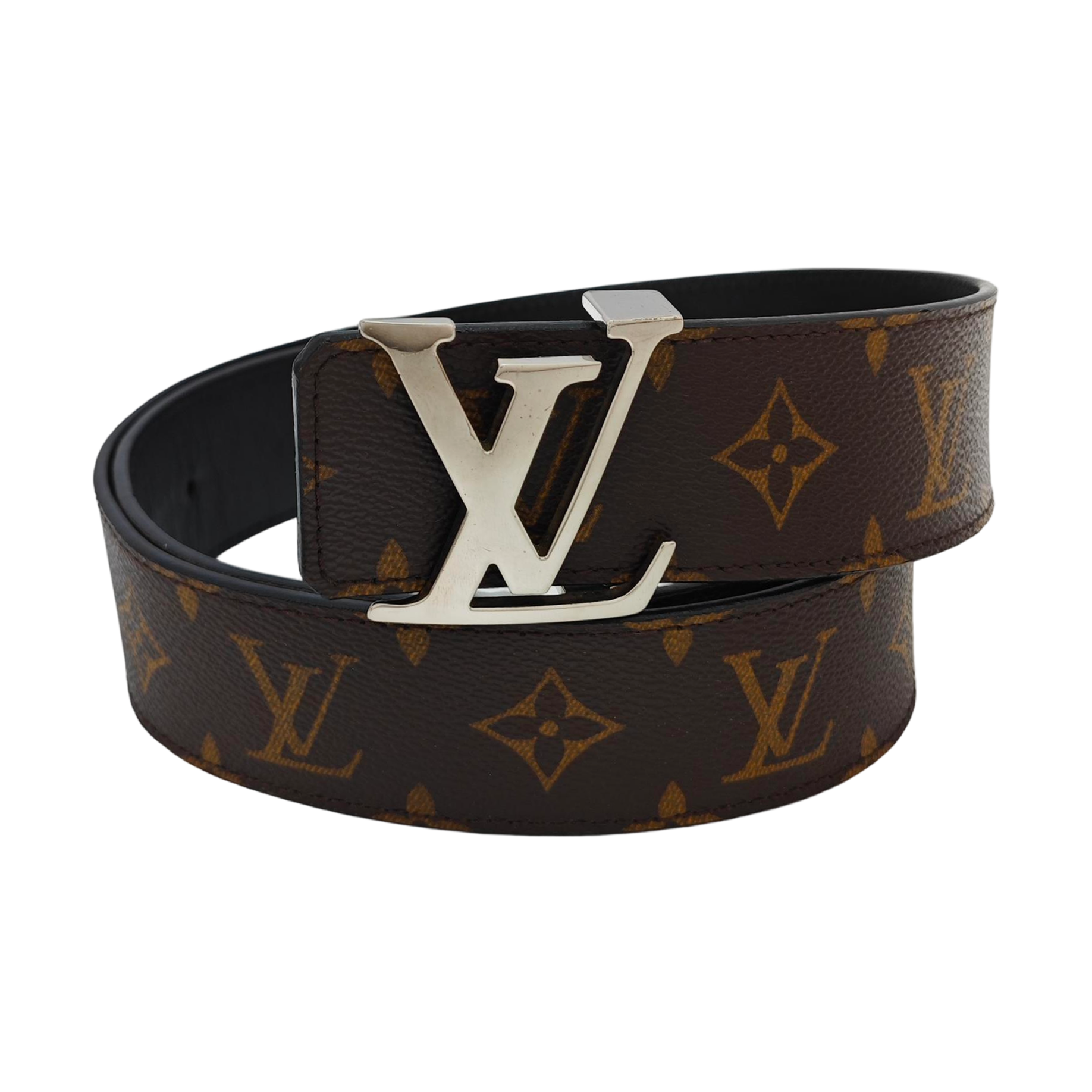 Coated Canvas Belt Brown