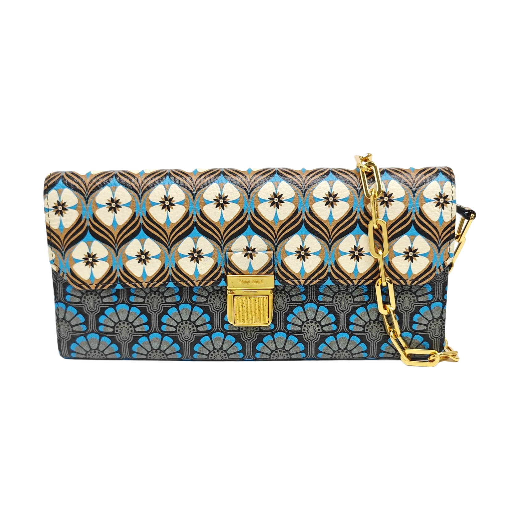 Calfskin Shoulder Bag Multicolor