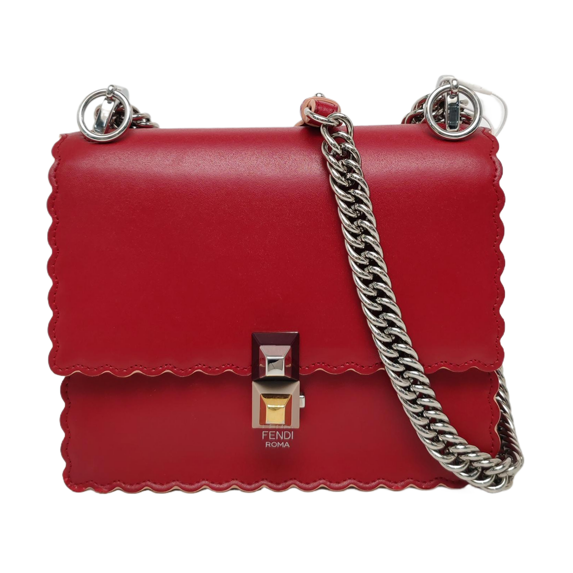 Authenticated pre-owned  Kan I Mini Calfskin Red - Shoulder Bag at Looply
