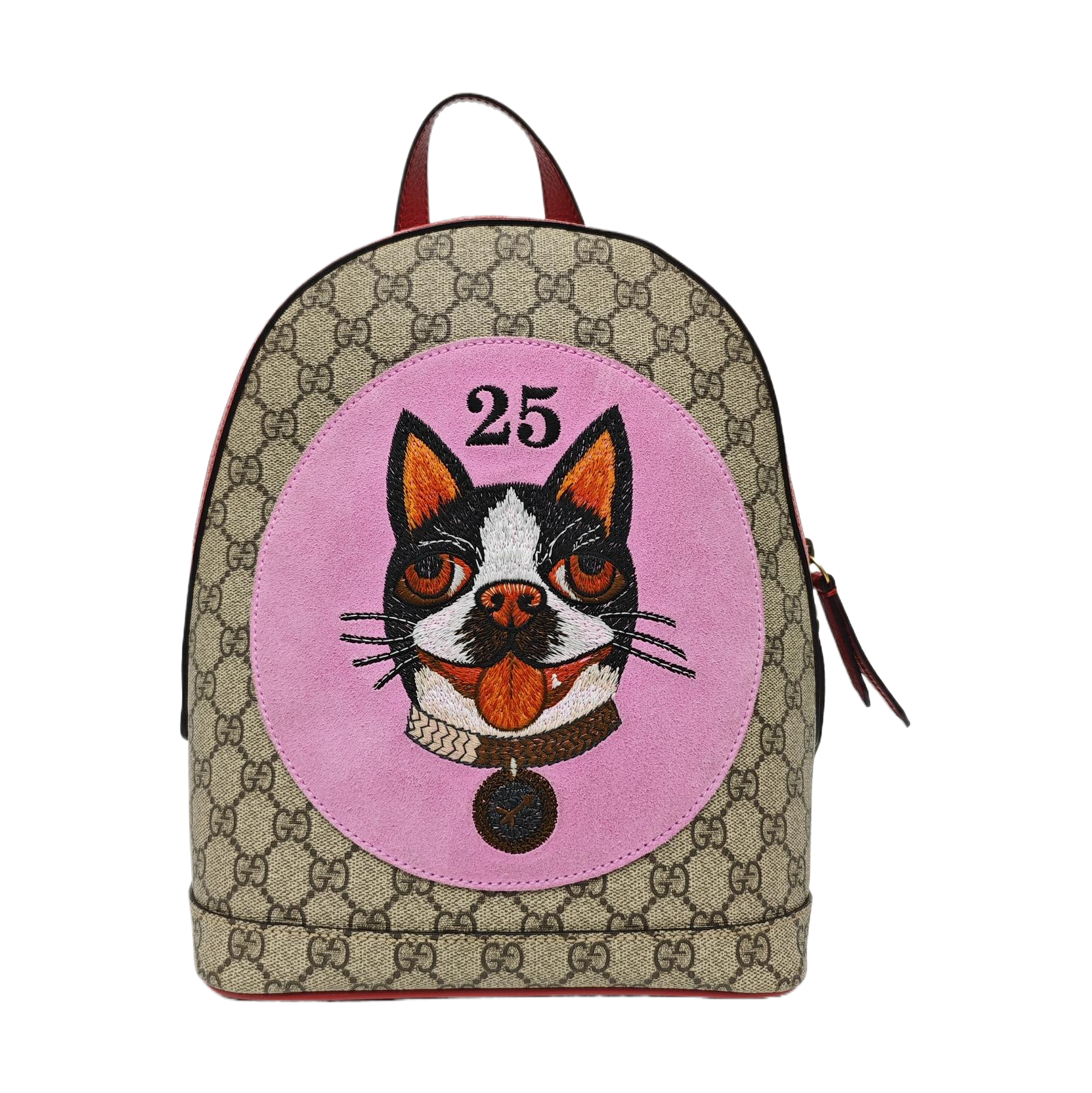 Monogram Coated Canvas Backpack Beige