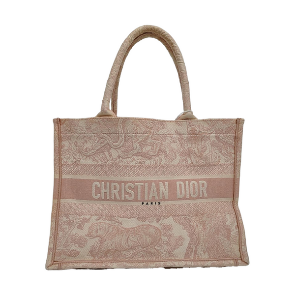 Book Tote Medium Canvas Pink