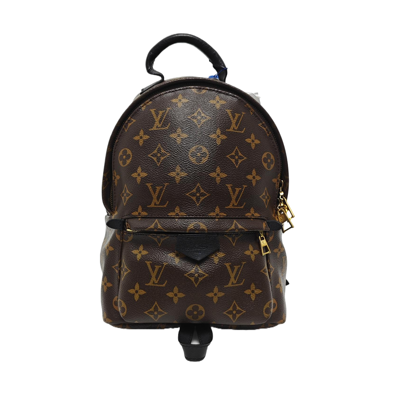 Authenticated pre-owned  PALM SPRINGS PM Monogram Coated Canvas Brown - Backpack at Looply