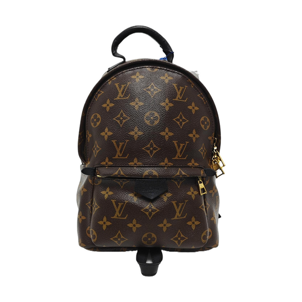 Authenticated pre-owned  PALM SPRINGS PM Monogram Coated Canvas Brown - Backpack at Looply