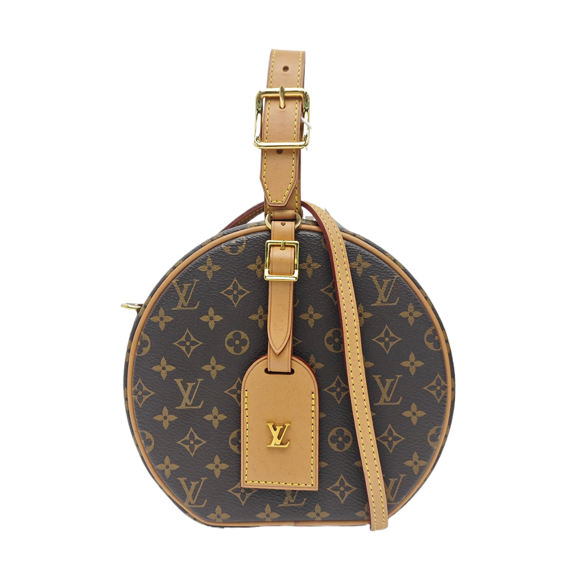 BOITE CHAPEAU PM Monogram Coated Canvas Brown