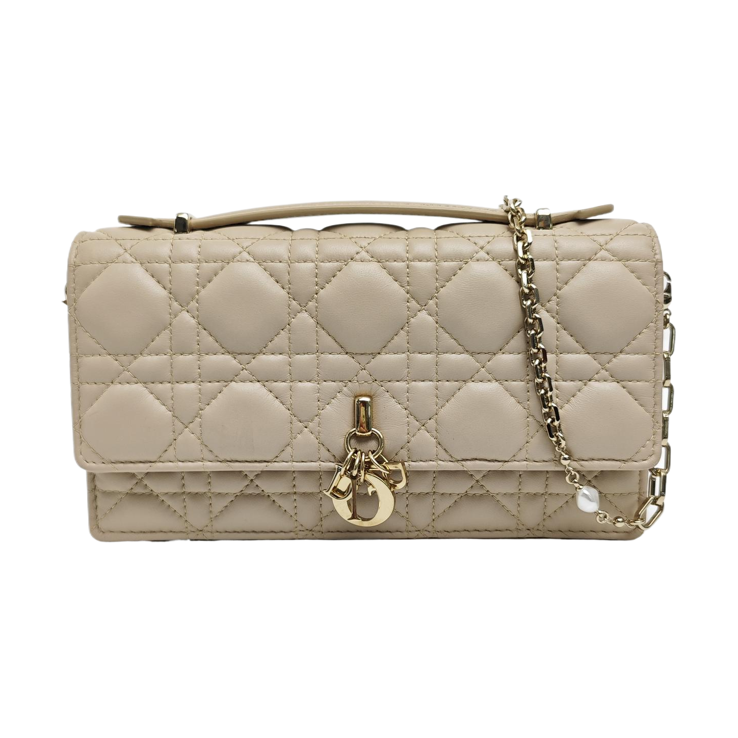 My Dior Mini Cannage Lambskin Beige