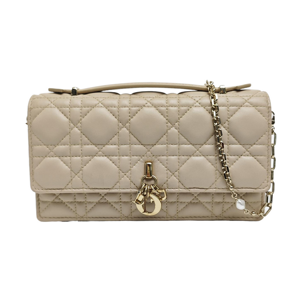 My Dior Mini Cannage Lambskin Beige