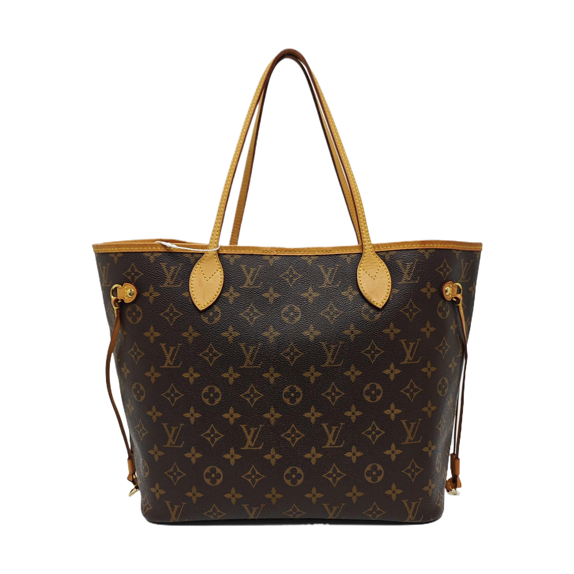 NEVERFULL MM Monogram Coated Canvas Brown
