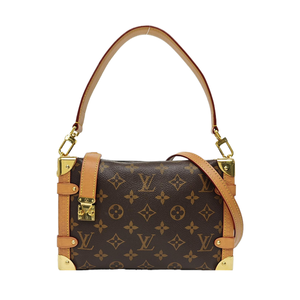 SIDE TRUNK MM Monogram Coated Canvas Brown