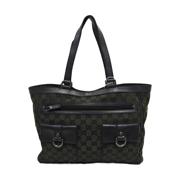 GG Imprime Monogram Canvas Green