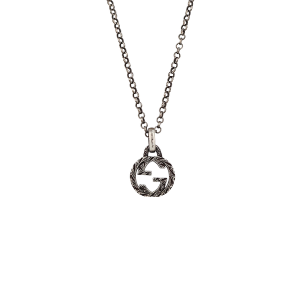 Interlocking G 925 Sterling Silver Necklace