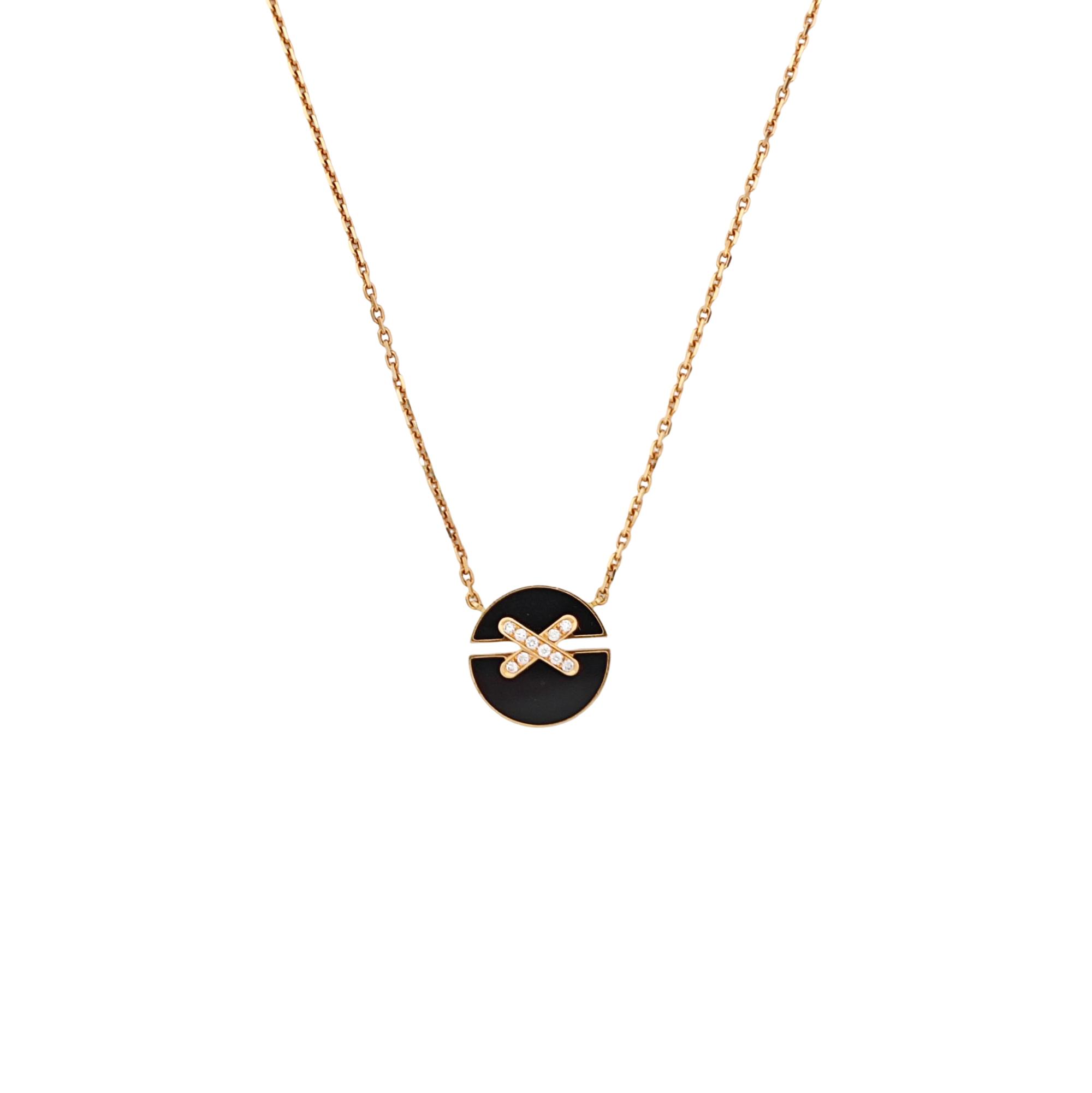 Jeux De Liens 18k Rose Gold Necklace