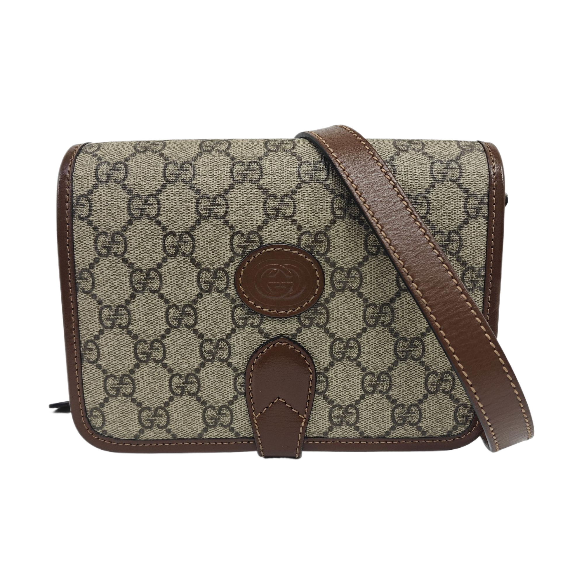 Retro Mini Monogram Coated Canvas Beige