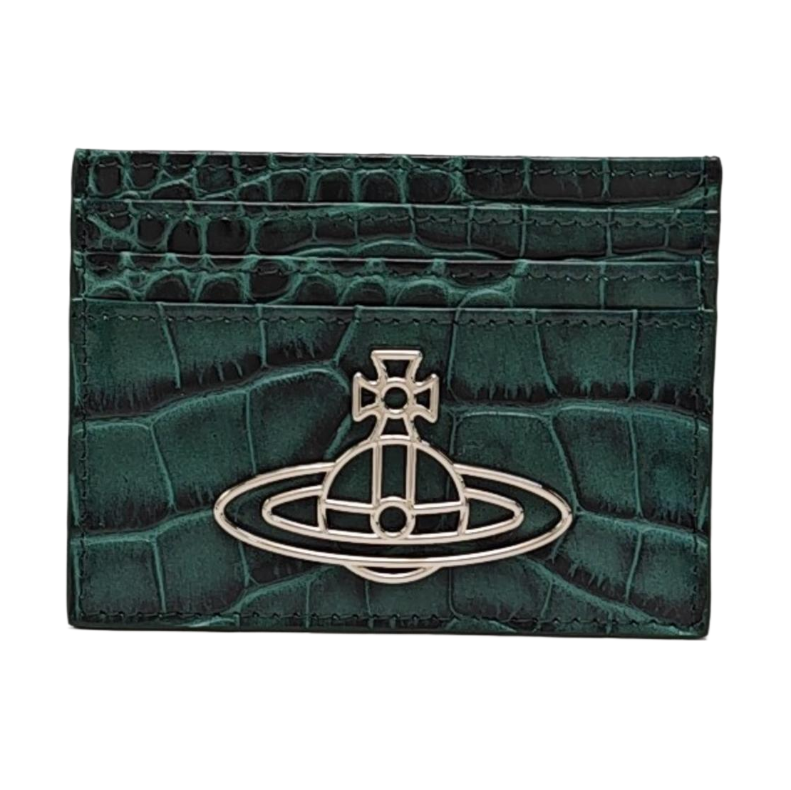 Calfskin Card Holder Green