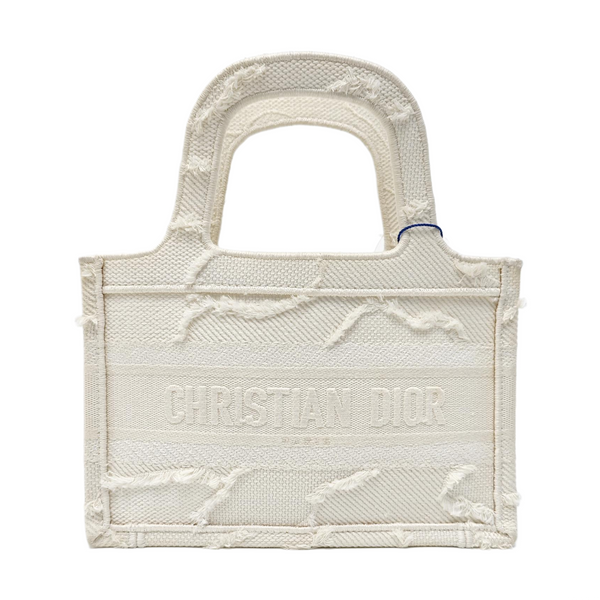 Book Tote Mini Canvas White