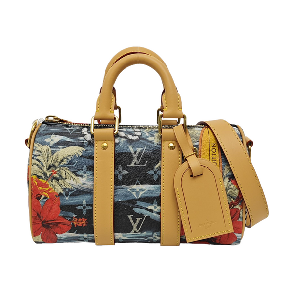 KEEPALL Monogram Coated Canvas Multicolor