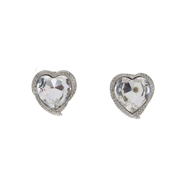 Metal Silver Clip On Earrings