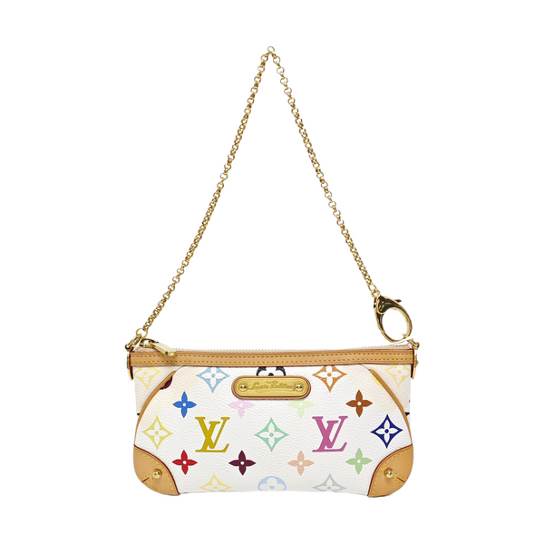 LV × TM VINTAGE MILLA Monogram Coated Canvas White