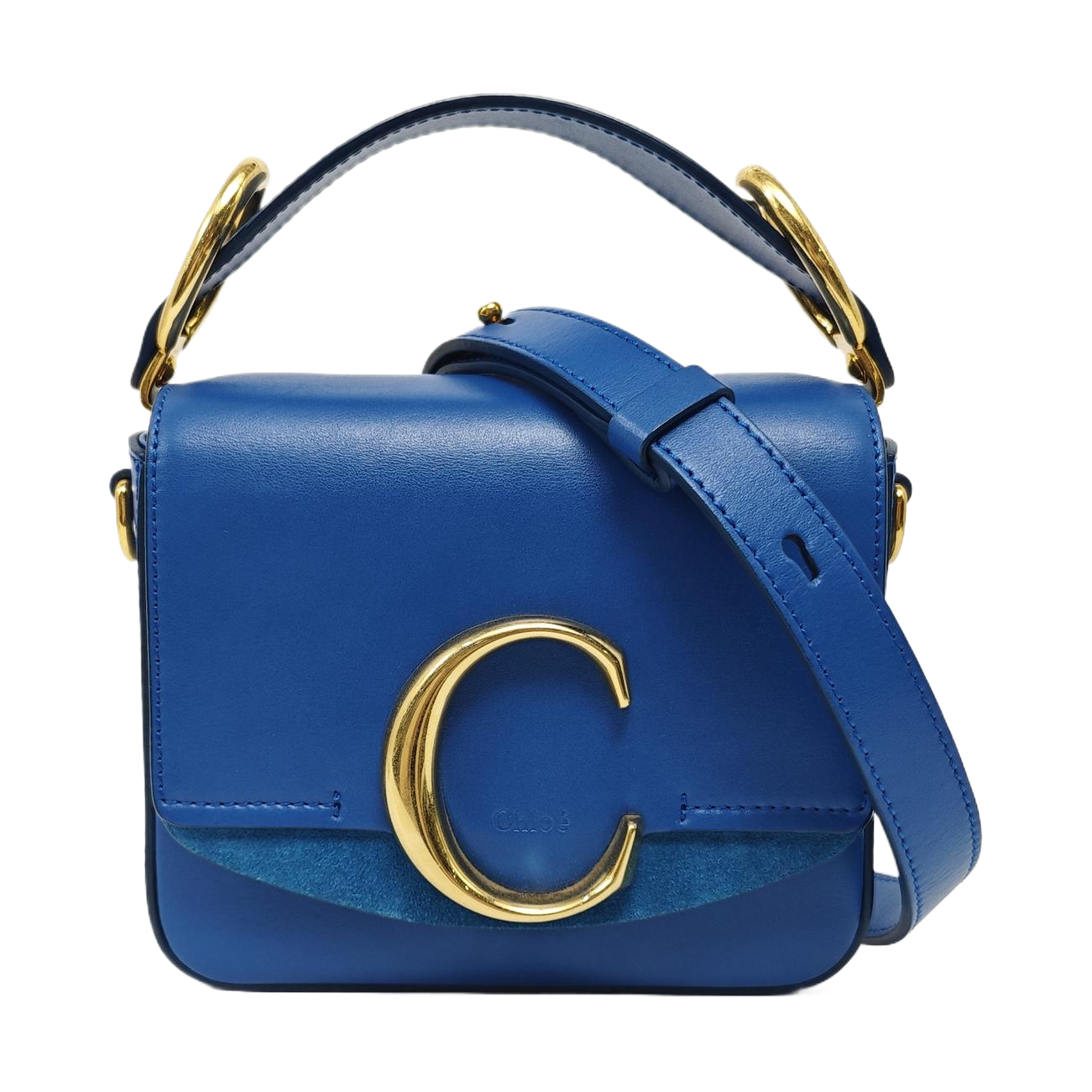 Chloé C Mini Calfskin Blue