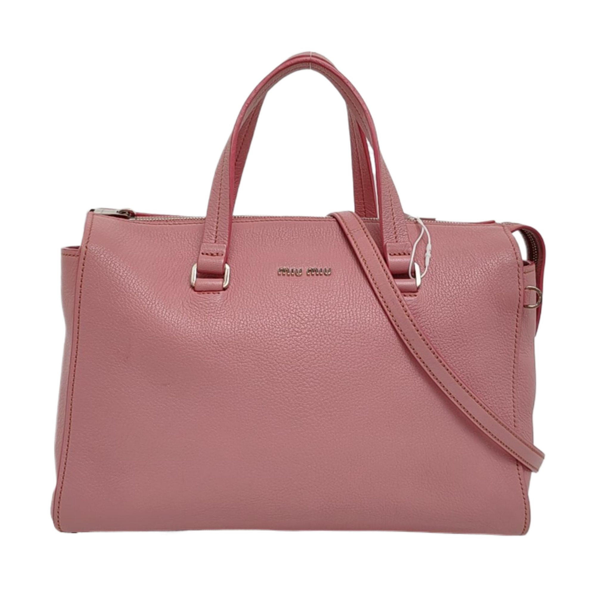 Calfskin Shoulder Bag Pink