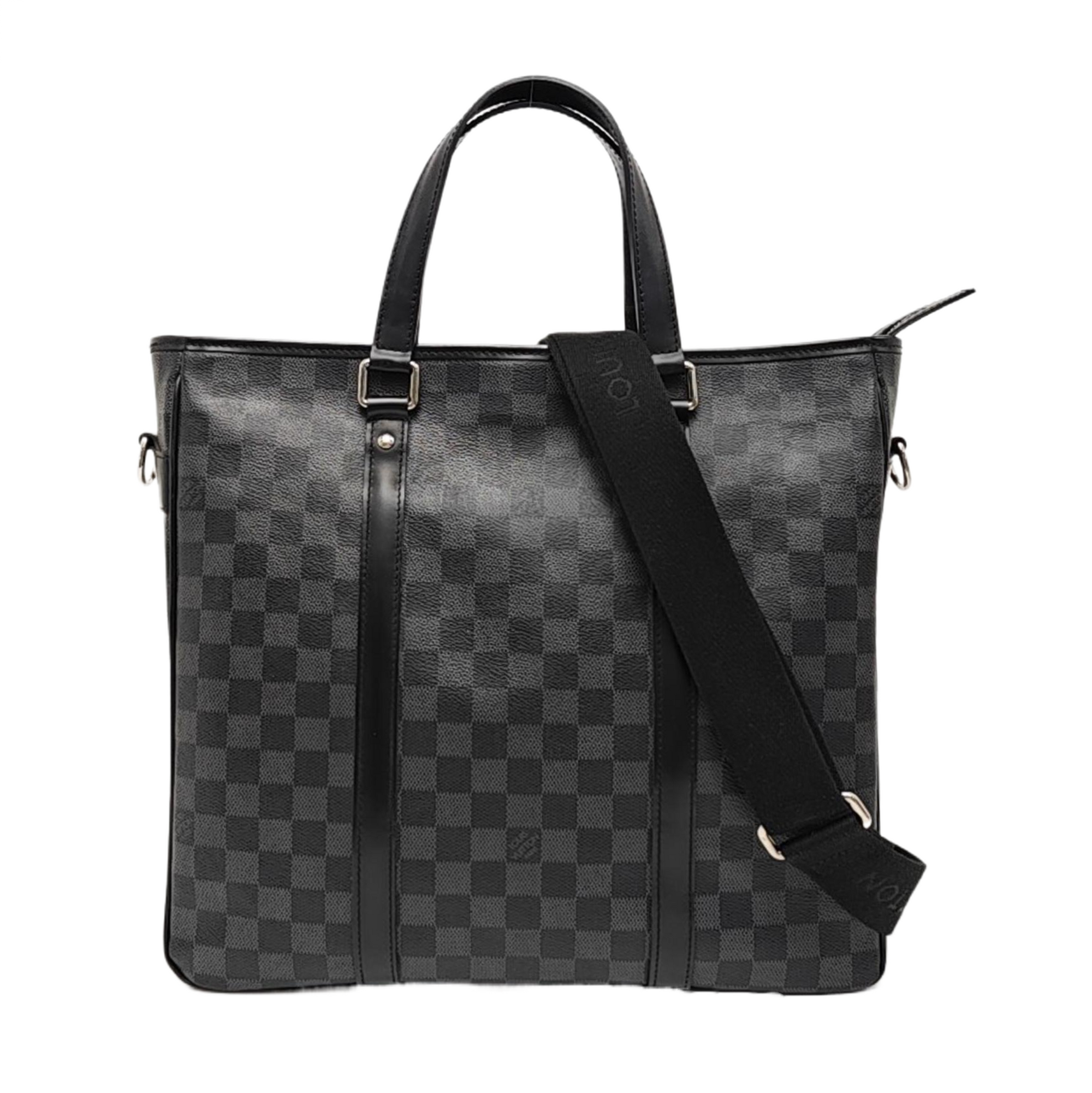 TADAO PM Damier Graphite Coated Canvas Gray