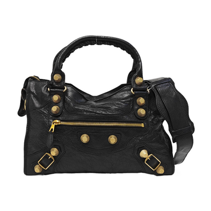 Classic City Medium Lambskin Black