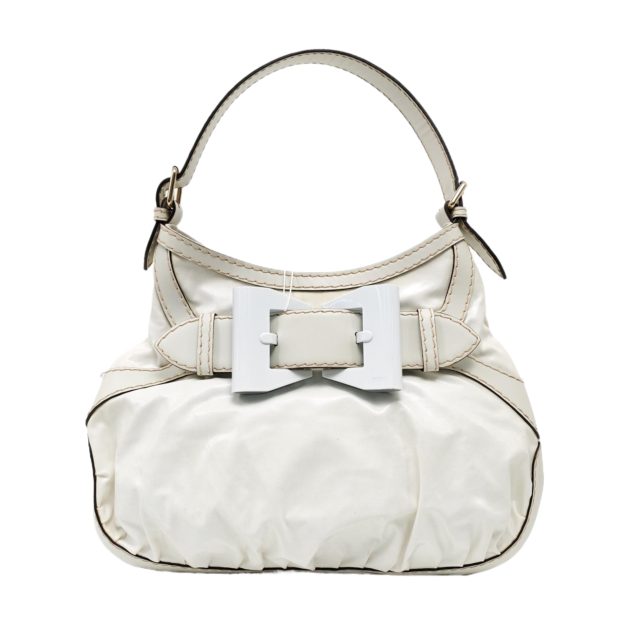 Queen Coated Canvas White