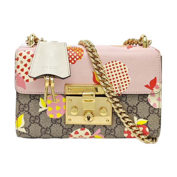 Padlock Small Monogram Coated Canvas Multicolor