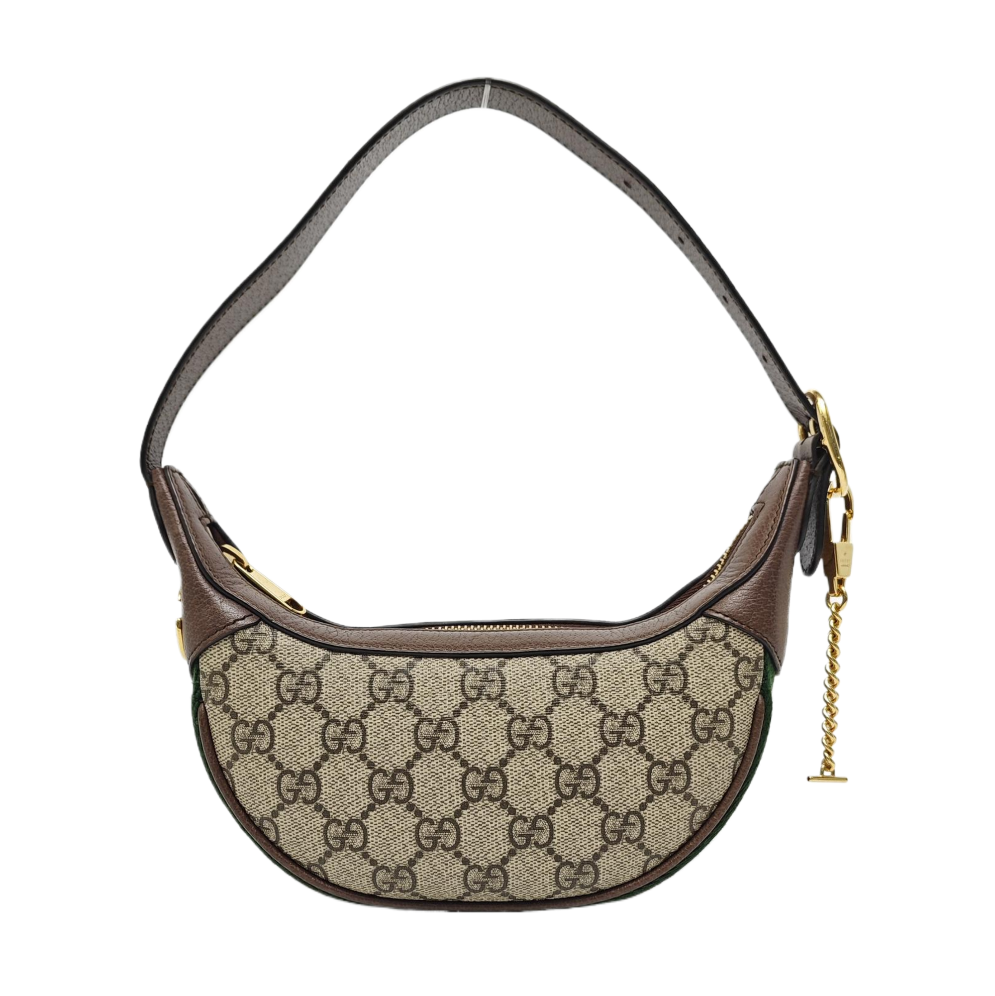 Ophidia Mini Monogram Coated Canvas Beige