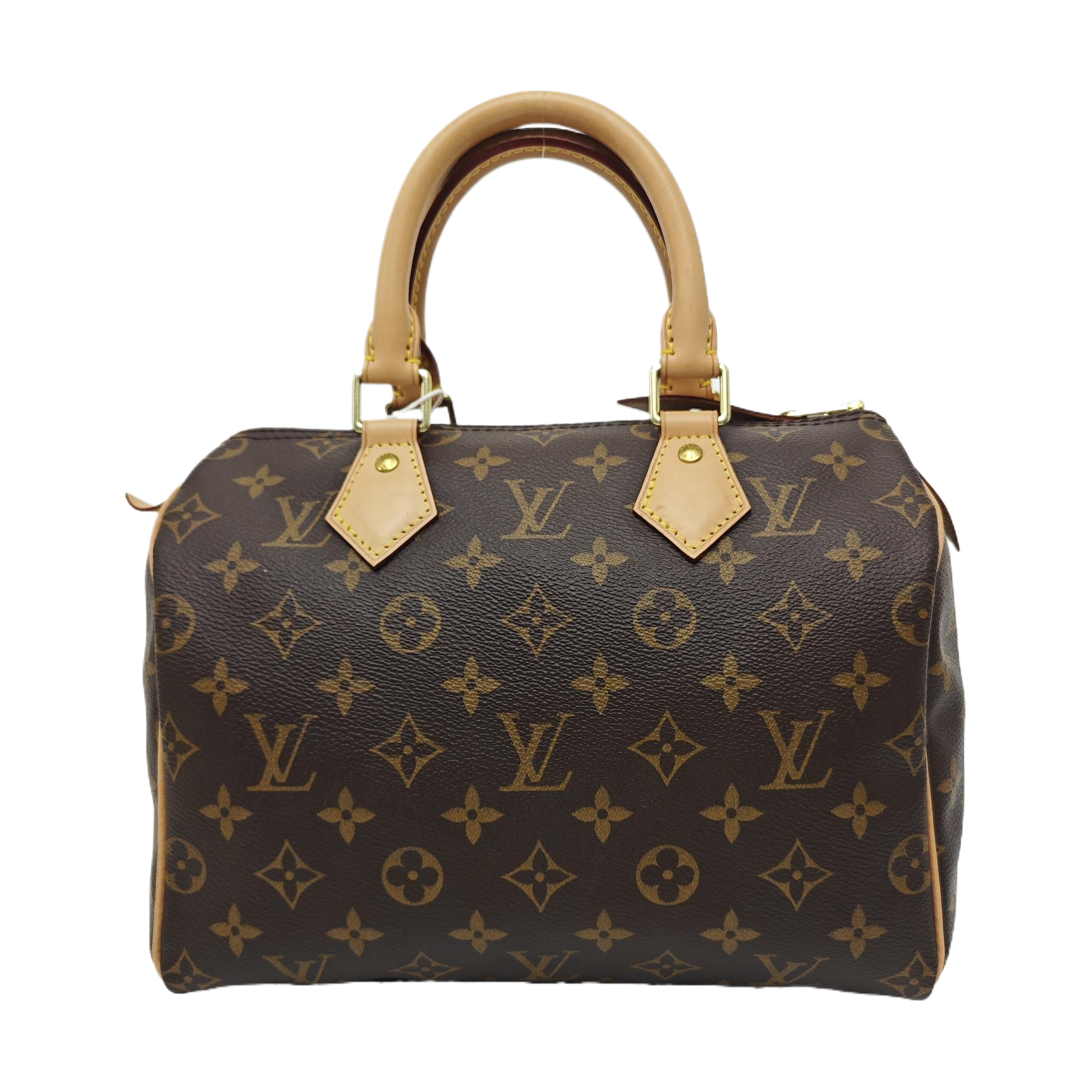 SPEEDY 25 Monogram Coated Canvas Brown