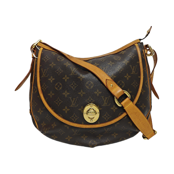 TULUM GM Monogram Coated Canvas Brown