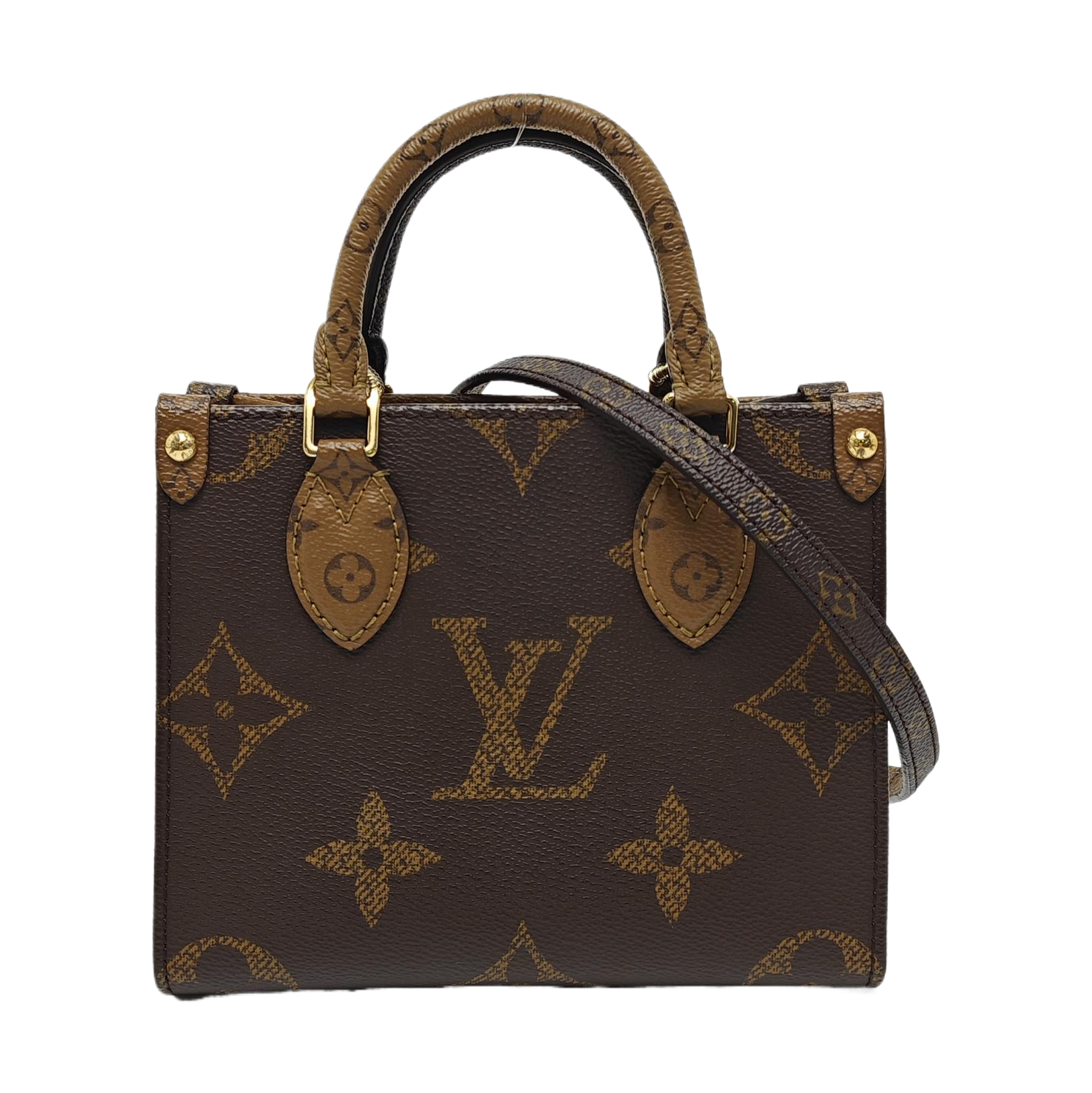 ONTHEGO BB Monogram Coated Canvas Brown