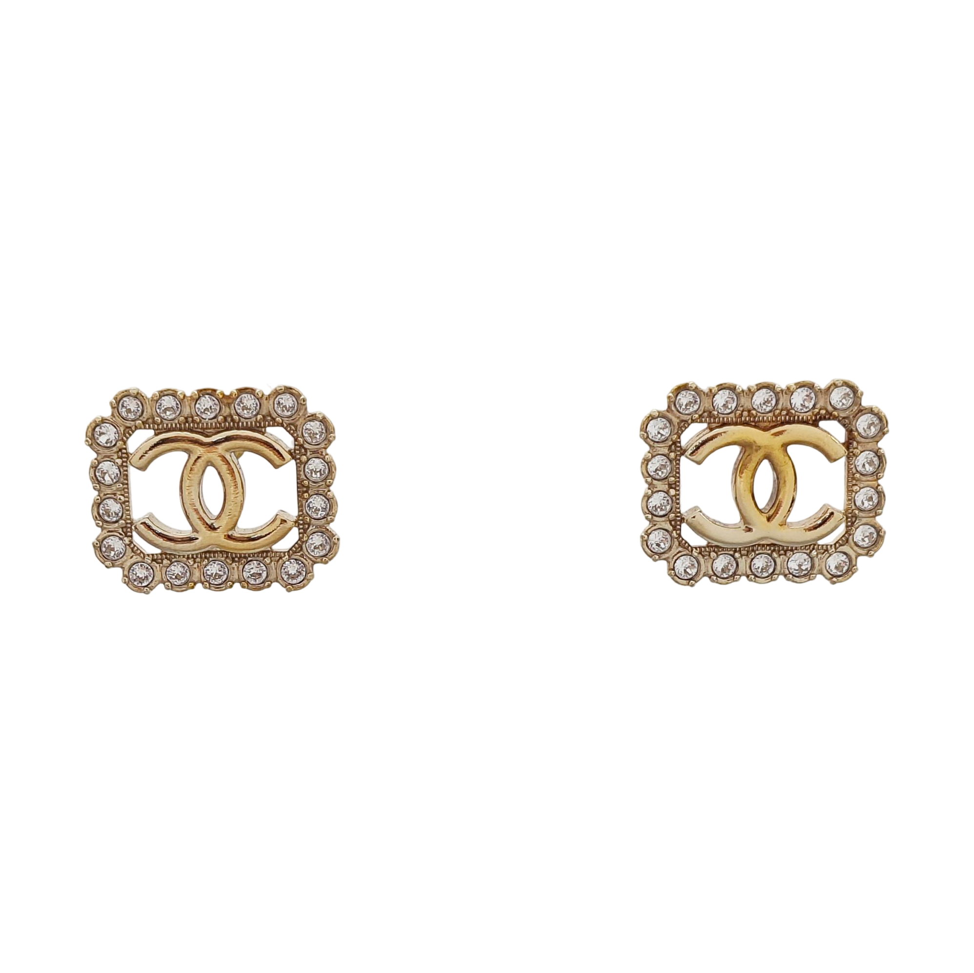 Metal Gold Stud Earrings