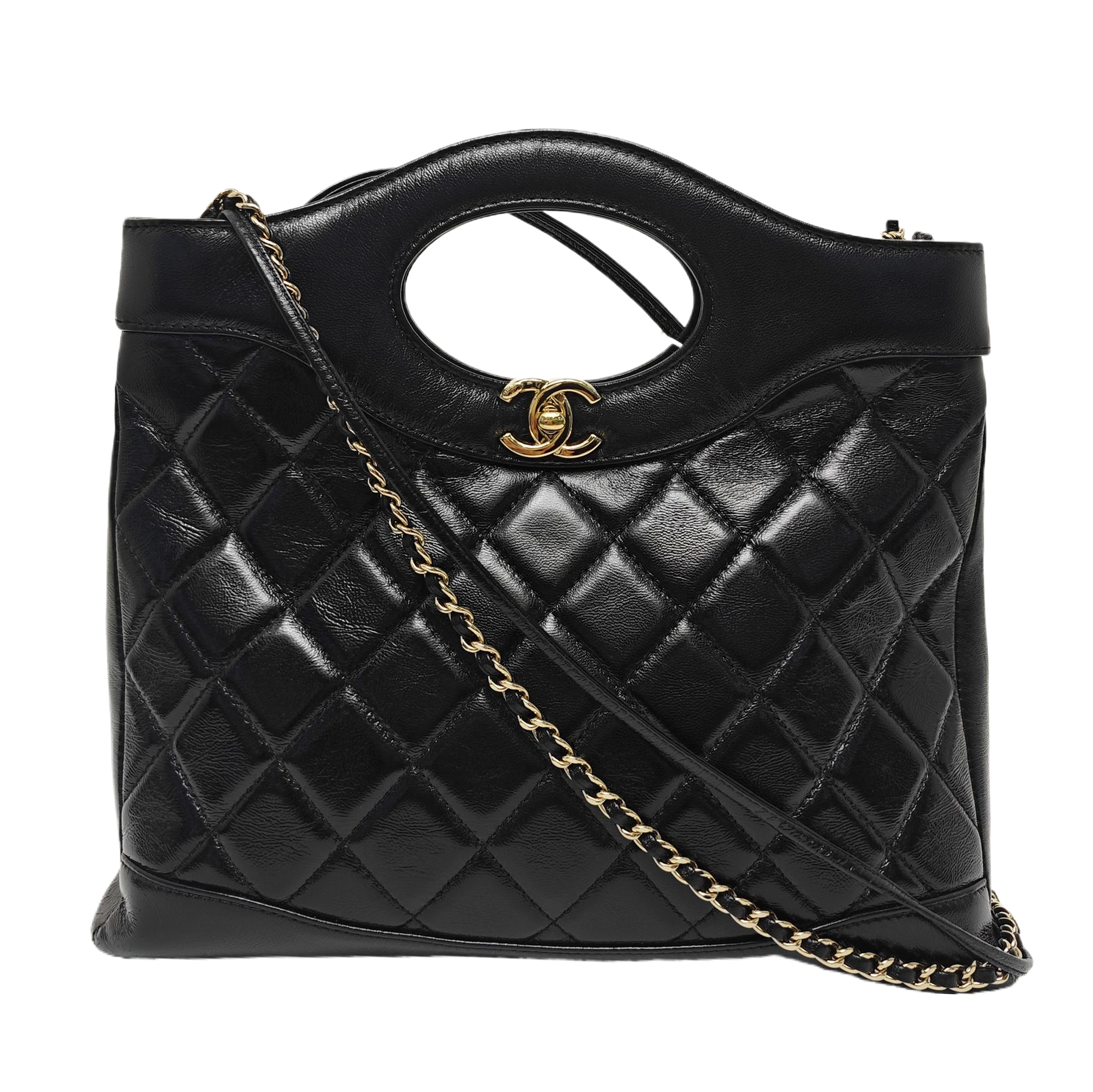 CHANEL 31 Quilted Lambskin Black