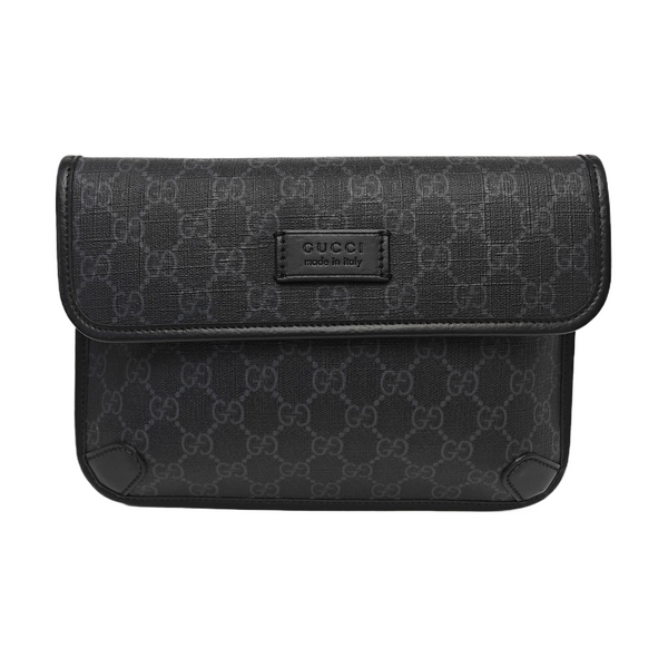 Neo Vintage Monogram Coated Canvas Black