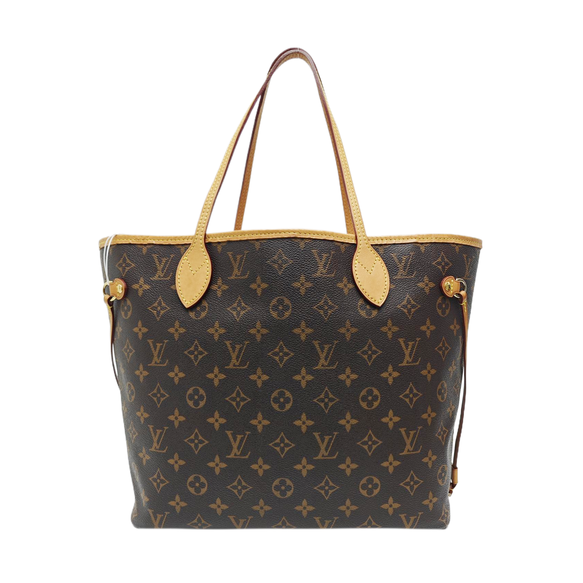 NEVERFULL MM Monogram Coated Canvas Brown