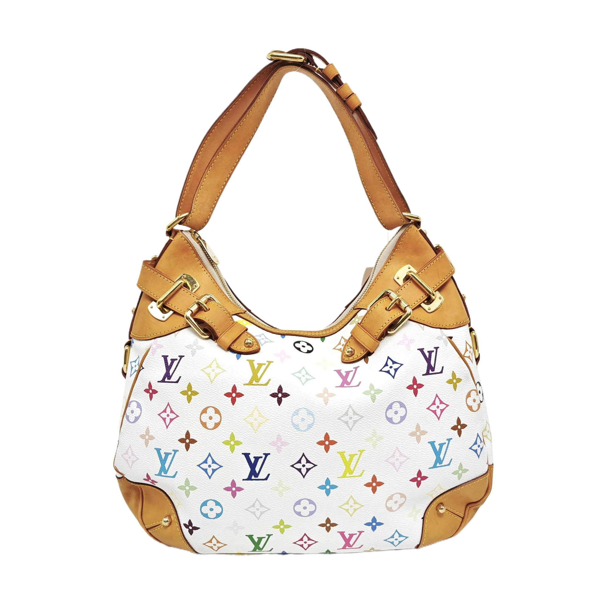 LV × TM GRETA Monogram Coated Canvas White