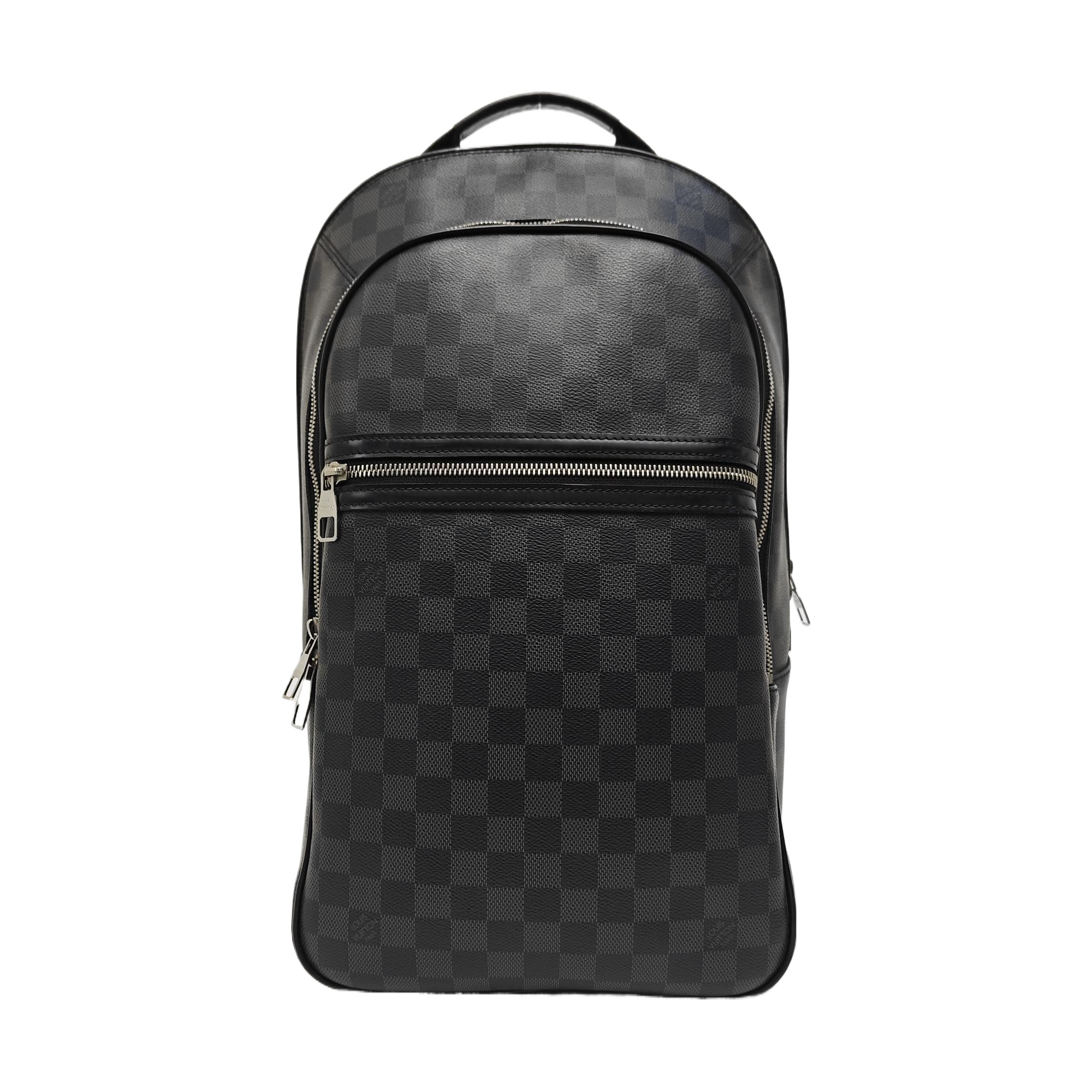 Damier Graphite Coated Canvas Backpack Black
