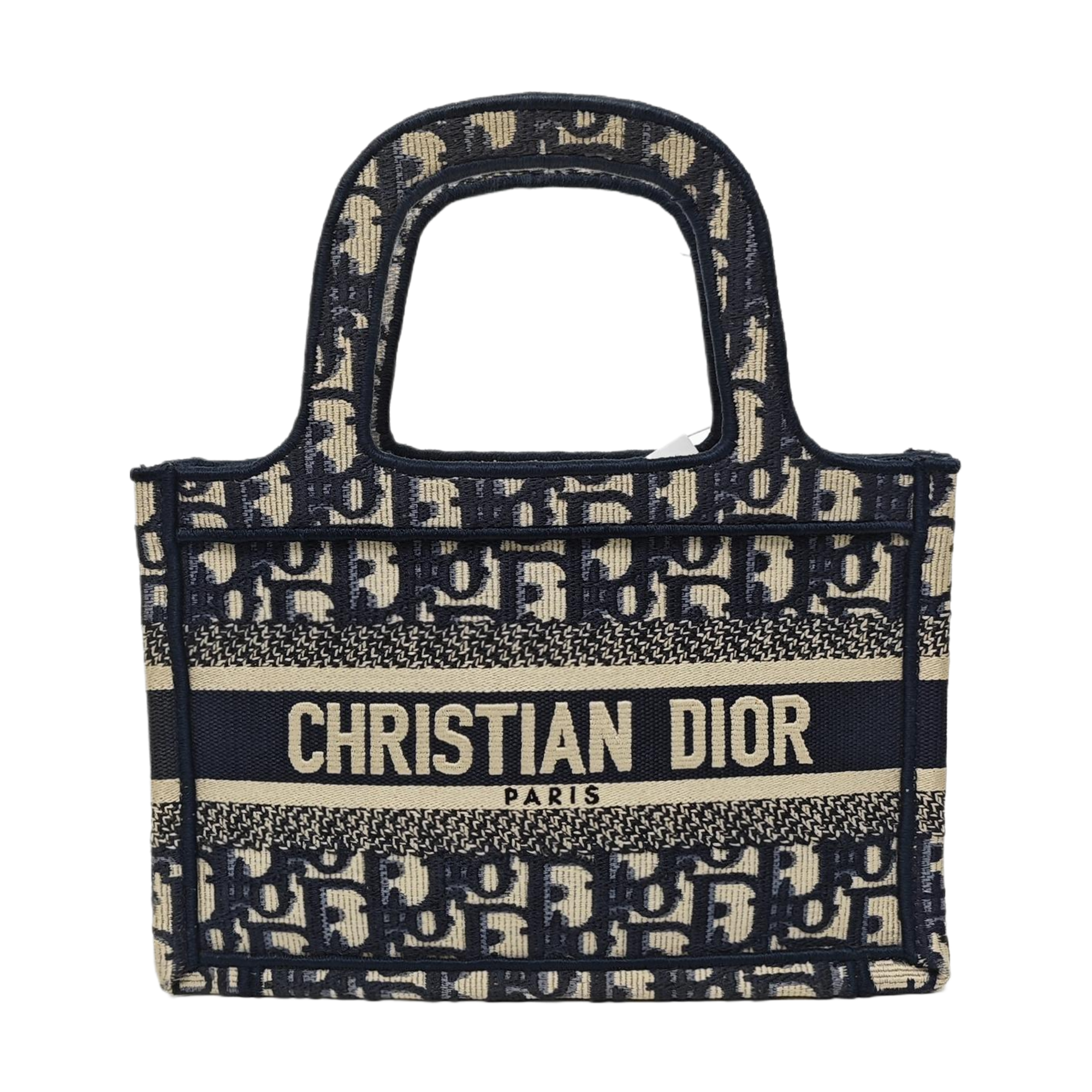 Book Tote Mini Canvas Blue