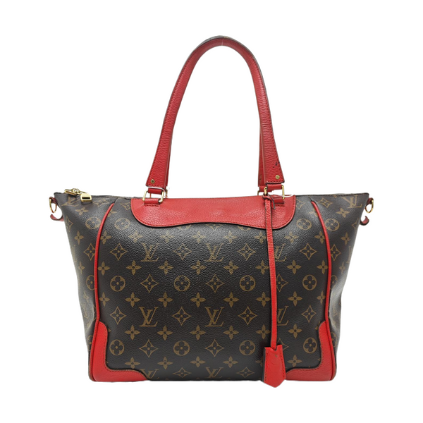 ESTRELA Monogram Coated Canvas Brown