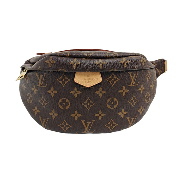 BUMBAG Monogram Coated Canvas Brown