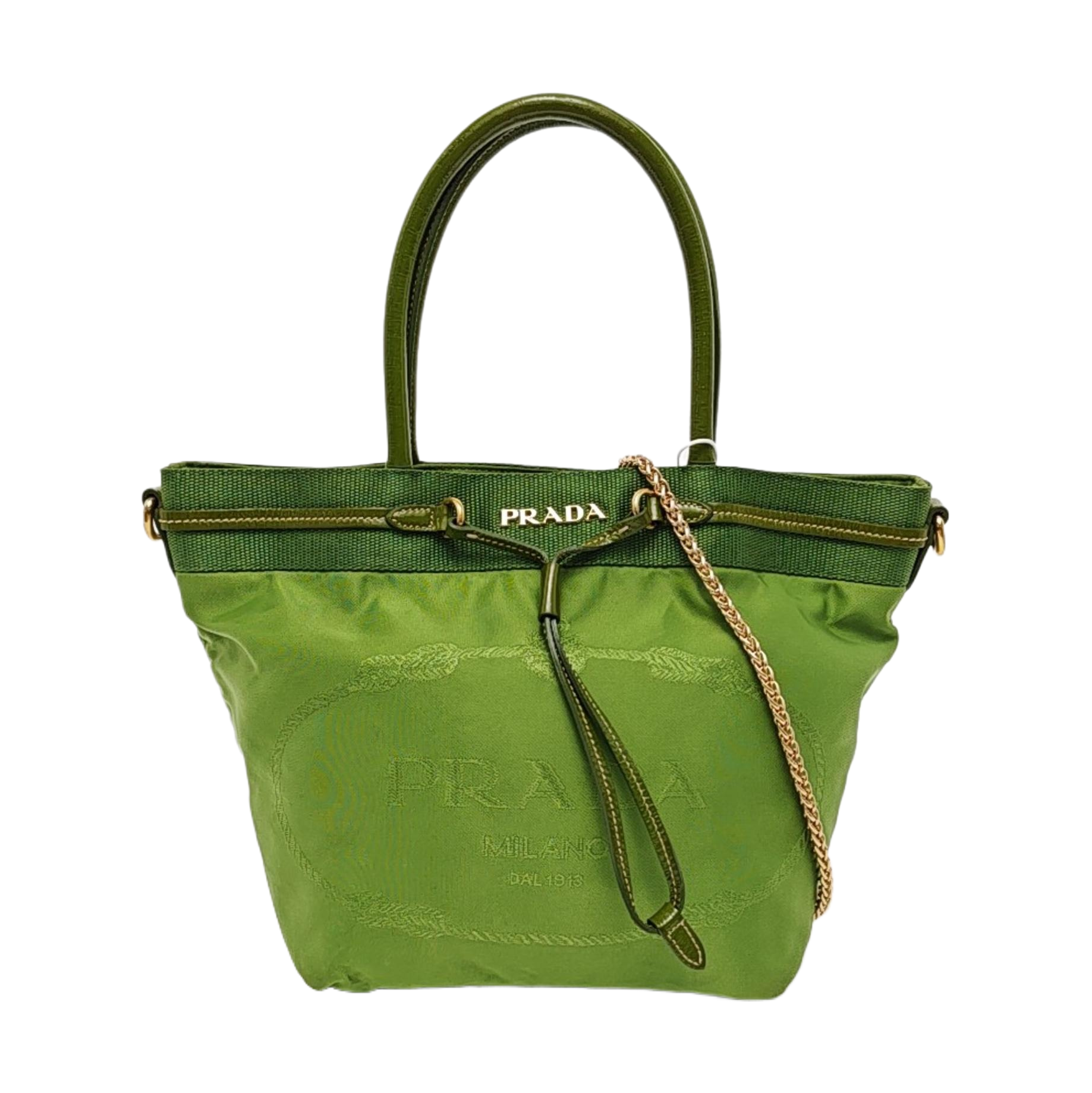 Nylon Tote Bag Green
