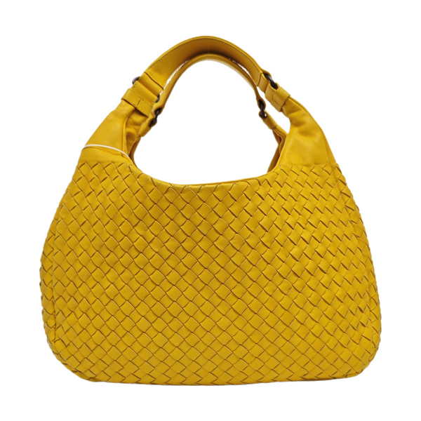 Lambskin Top Handle Bag Yellow