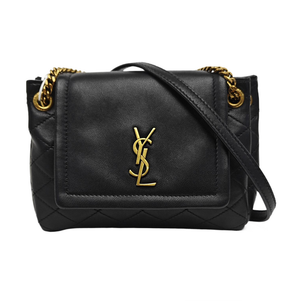 NOLITA Mini Quilted Lambskin Black