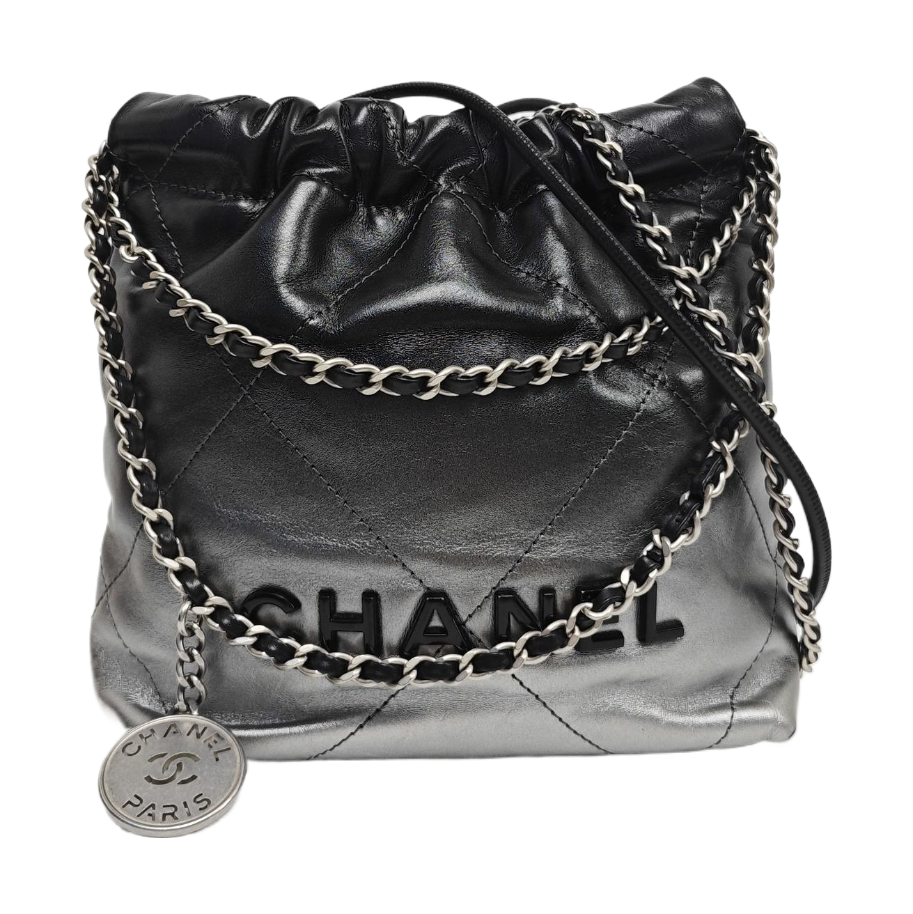 CHANEL 22 Mini Quilted Calfskin Multicolor