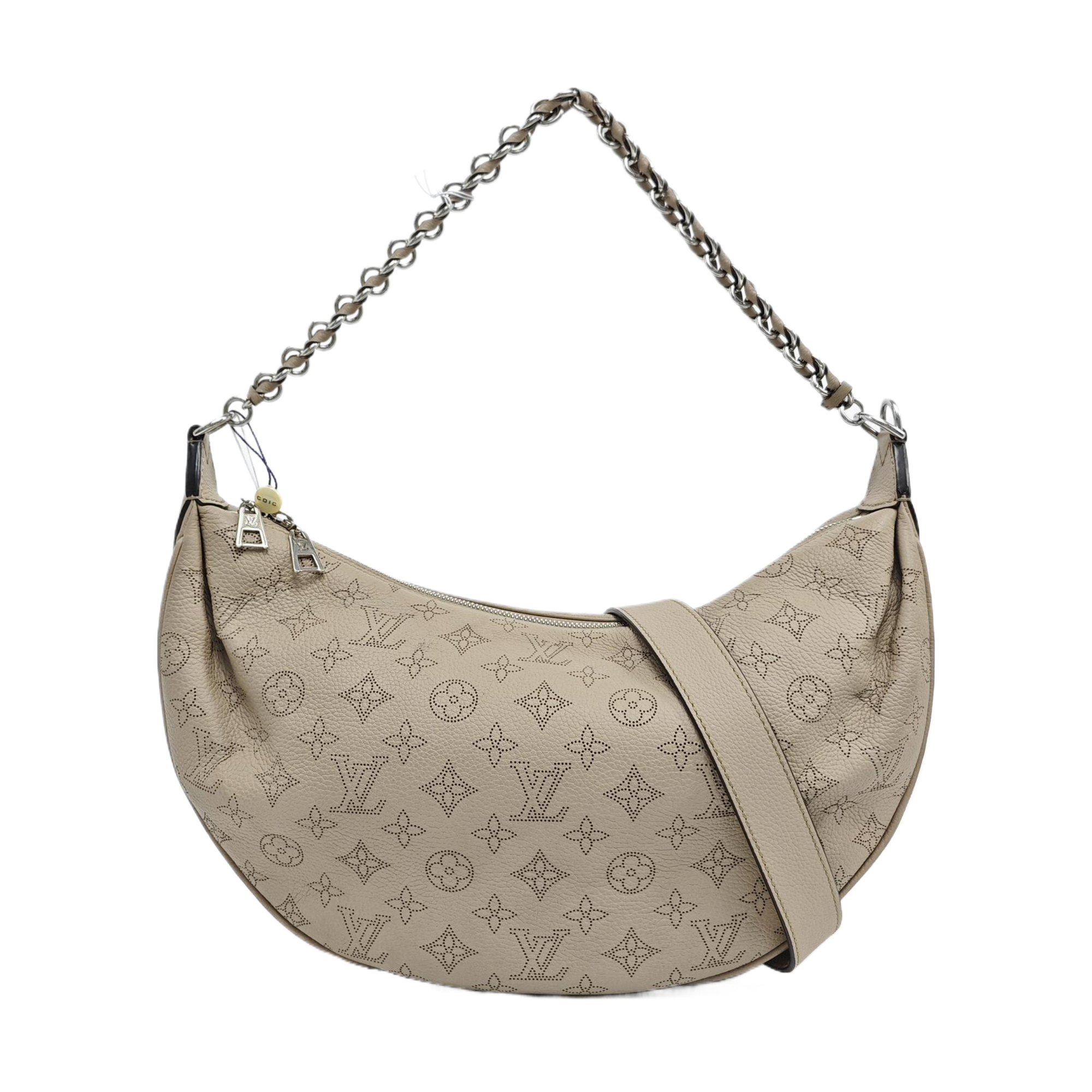 BAIA PM Monogram Calfskin Gray