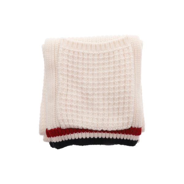 White Wool Scarf