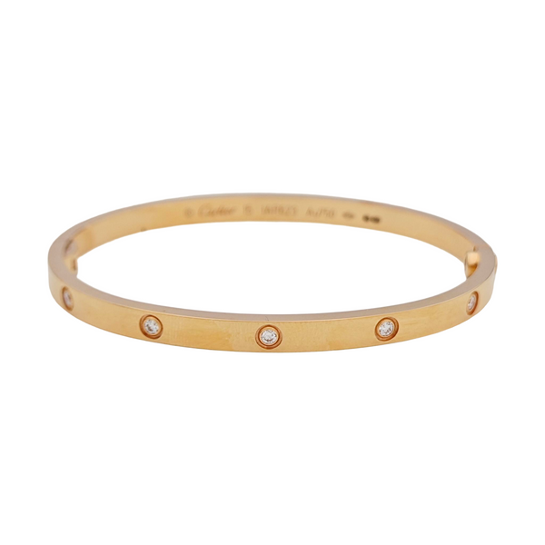 LOVE 18k Rose Gold Bangle