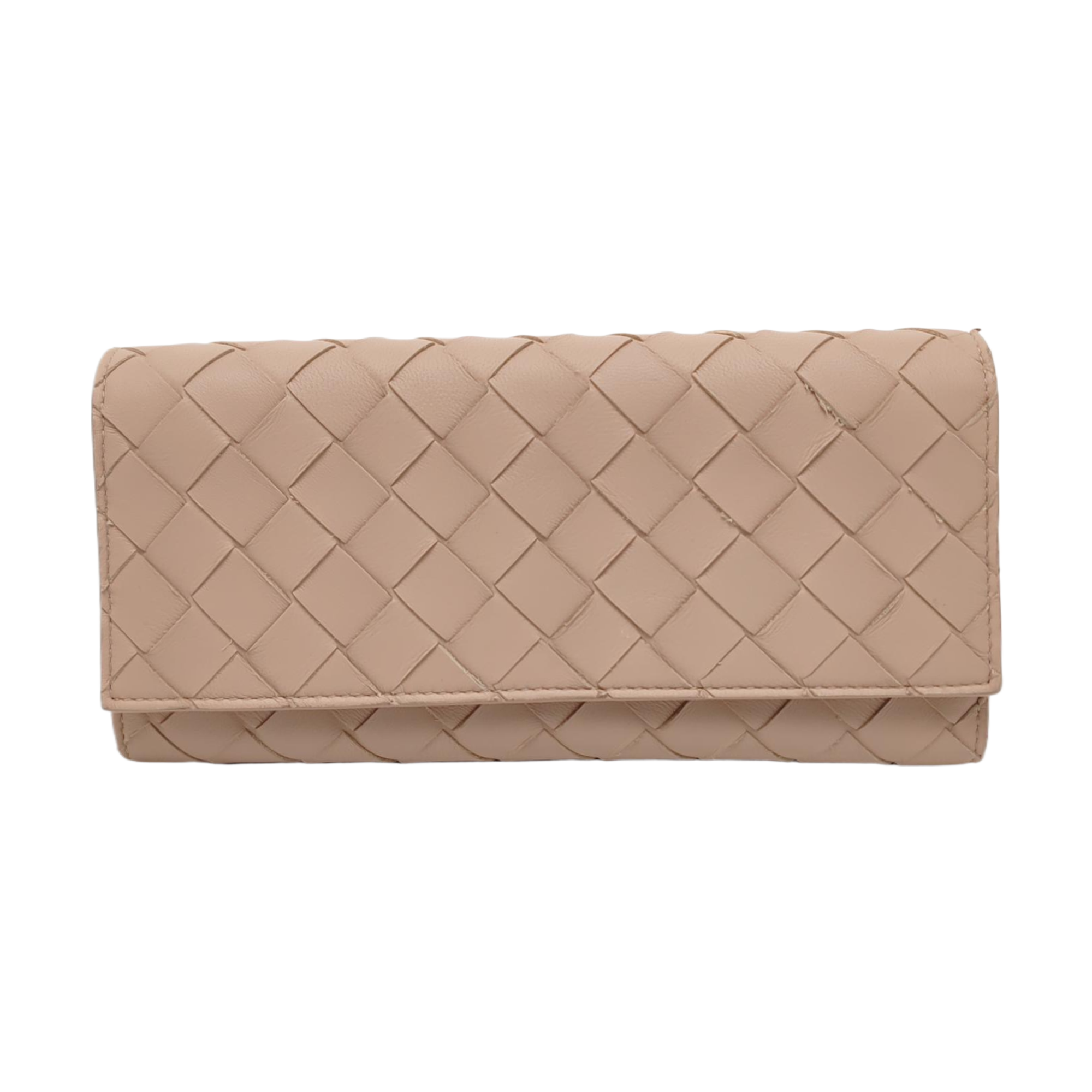 Lambskin Wallet Beige