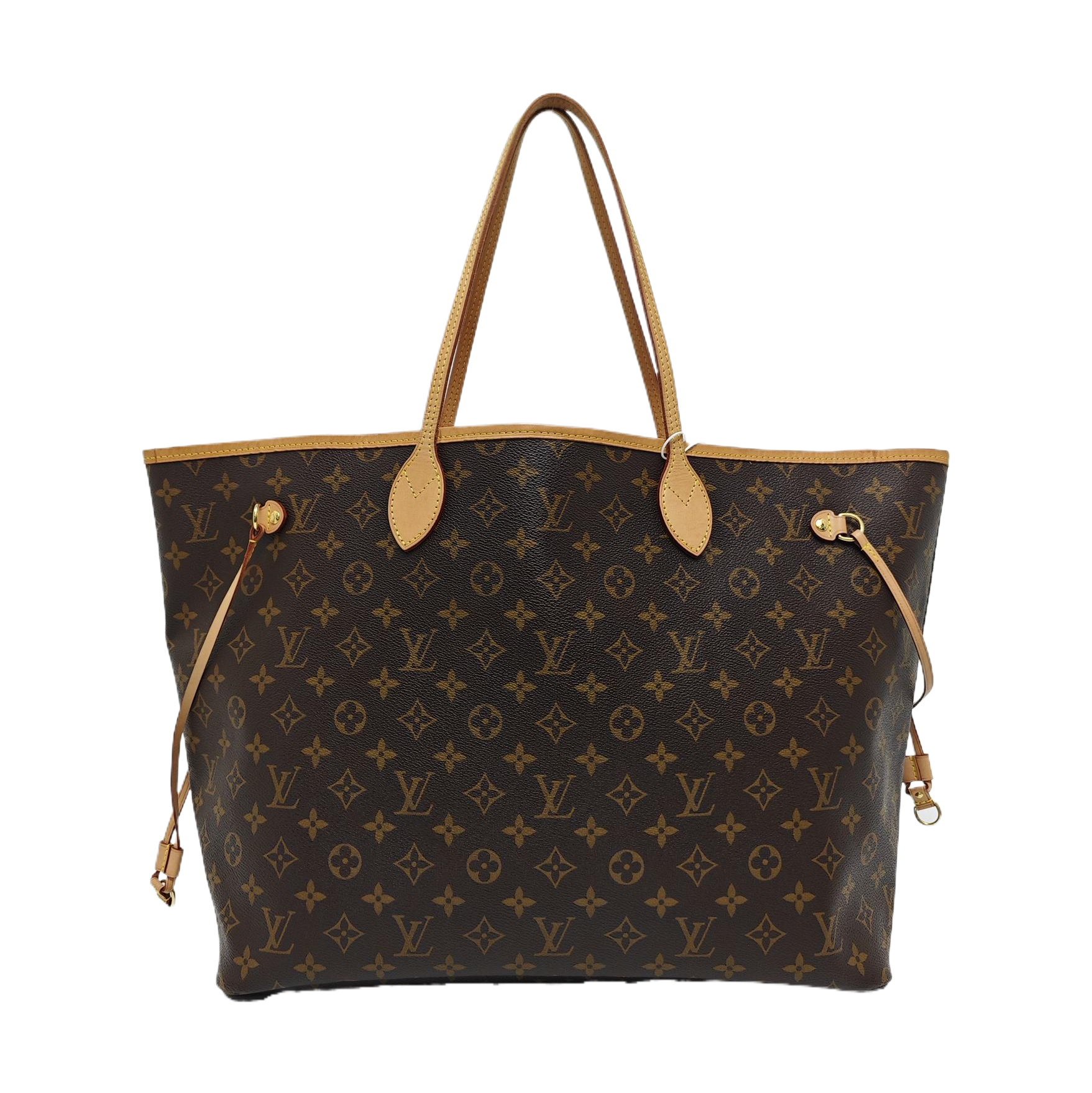 NEVERFULL GM Monogram Coated Canvas Brown