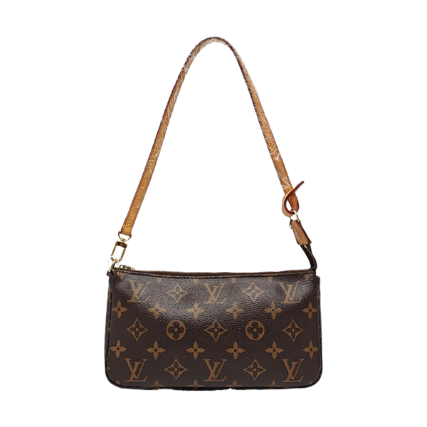 ACCESSOIRES GM Monogram Coated Canvas Brown